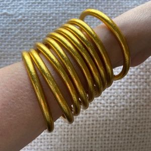 BuDhaGirl Bracelets - M Gold Set of nine